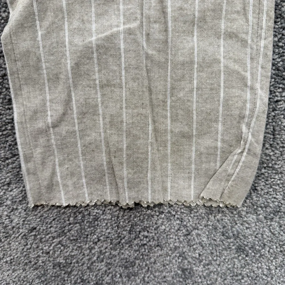 Mens 33 Bills Khakis M2P-DSBL Pants Pleated Derby Stripes Linen Cotton Striped